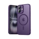 Capa Magnética Translúcida Fosca À Prova De Choque Para iPhone 11 12 13 14 15 16 Com Carregamento