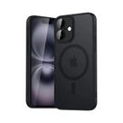 Capa Magnética Translúcida Fosca À Prova De Choque Para iPhone 11 12 13 14 15 16 Com Carregamento