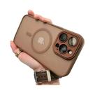 Capa Magnética Translúcida Fosca Magsafe Para iPhone 16 pro Max 15 14 13 Mini Com Carregamento Sem