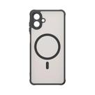 Capa Magnética Transparente Antichoque Fosca De Luxo Para Samsung Galaxy A07 Com Magsafe