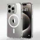 Capa Magnética Transparente com Carregador Sem Fio para iPhone 16/15/14/13/12/11 - Luxo