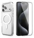 Capa Magnética Transparente Com Película Para Smartphone 17 Pro