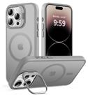Capa magnética VoBoeo para iPhone 14 Pro com suporte cinza titânio