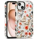 Capa Mainrenka para iPhone 14 Plus Cute Ghost Floral à prova de choque