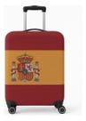 Capa Mala De Viagem Tecido Suplex Bandeira Espanha Protetora