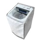 Capa Maquina de Lavar Electrolux LED 13kg e 14kg Abertura Superior Ziper Cinza