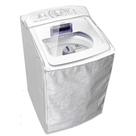 Capa Maquina de Lavar Electrolux LES 11 Kg Ziper Painel Transparente Branca