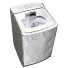 Capa Maquina de Lavar Electrolux LES 11 Kg Ziper Painel Transparente Cinza
