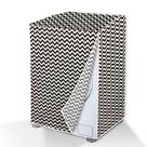 Capa Máquina De Lavar Forrada Zigzag Gg Lavanderia Proteção