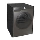 Capa Maquina Lava E Seca Samsung 11 Kg Ziper Com Frente Transparente Preta