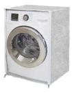 Capa Maquina Lava Seca Frontal Lg Samsung 8Kg 9Kg 10Kg Cinz