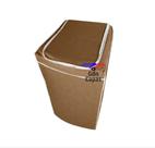 Capa Máquina Lavar Roupas Brastemp Ative 11kg Zíper Grossa cor marrom