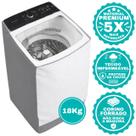 Capa Maquina Panasonic Brastemp Electrolux Consul 18kg Impermeavel Reforçado Protetora Sol Chuva Sereno Maresia