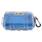 Capa Micro Pelican 1020 resistente à água azul/transparente