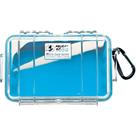 Capa Micro Pelican 1050 para iPhone, GoPro, câmera azul/transparente