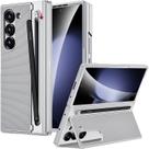 Capa Miimall para Samsung Galaxy Z Fold 5 com caneta prateada