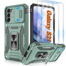 Capa militar ATUMP para Samsung Galaxy S21, à prova de choque, 6,2", verde