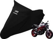 Capa Moto Ducati Monster Tecido Helanca Com Elasticidade