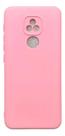 Capa Moto E7 Silicone Aveludada Rosa-chiclete Lisa