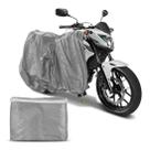 Capa Moto Grande Impermeável Anti UV Sol Chuva Elástico