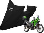 Capa Moto Kawasaki Versys-X 300 Com Bauleto Bau Central Capa Moto Kawasaki Versys-X 300 Com Bauleto Bau Central