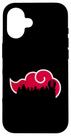 Capa Naruto Shippuden Akatsuki Silhueta para iPhone 16