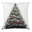 Capa Natalina Veludo 43cm X 43cm Arvore de Natal Decorada Capa Natalina Veludo 43cm X 43cm Arvore de Natal Decorada
