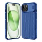 Capa Nillkin para iPhone 15 Plus, capa azul fina à prova de choque Capa Nillkin para iPhone 15 Plus, capa azul fina à prova de choque