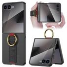 Capa NINKI para Galaxy Z Flip 7 com suporte de anel e alça Capa NINKI para Galaxy Z Flip 7 com suporte de anel e alça
