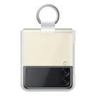 Capa Original Samsung Clear Cover Com Anel Z Flip 3 6.7 F711