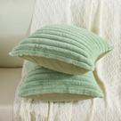 Capa p/ almofada em pelucia wave soft - 50x50 cm