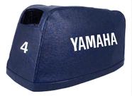 Capa P/ Capô De Motor De Popa Yamaha 4 Hp C/ Tanque Em Cima
