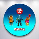 Capa p/ Painel Redondo Game Blox Capa Sublimada de Festa Tamanho Grande ou Mini Decoração