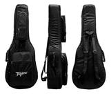 Capa p/ violão folk premium ny-70 pto "tagima"
