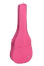 Capa p/ Violão Folk Simples Cor de Rosa - JPG
