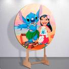 Capa Painel Festa Lil0 Alien Azul Estampa Redondo Mini Grande Tamanhos Diversos Decoração Evento Capa Painel Festa Lil0 Alien Azul Estampa Redondo Mini Grande Tamanhos Diversos Decoração Evento