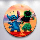 Capa Painel Festa Lil0 Alien Azul Estampa Redondo Mini Grande Tamanhos Diversos Decoração Evento Capa Painel Festa Lil0 Alien Azul Estampa Redondo Mini Grande Tamanhos Diversos Decoração Evento