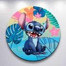 Capa Painel Festa Lil0 Alien Azul Estampa Redondo Mini Grande Tamanhos Diversos Decoração Evento Capa Painel Festa Lil0 Alien Azul Estampa Redondo Mini Grande Tamanhos Diversos Decoração Evento