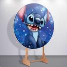 Capa Painel Festa Lil0 Alien Azul Estampa Redondo Mini Grande Tamanhos Diversos Decoração Evento