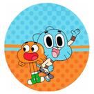 Capa Painel Festa O Incrível Mundo De Gumball Sublimada Mini ou Grande Veste Fácil