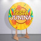 Capa Painel Redondo Festa Junina Para Festa 3d Decoração Top Premium 150x150