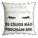 Capa para Almofada com Mini Grelot 43cm x 43cm 063 Dolce Belchior Capa para Almofada com Mini Grelot 43cm x 43cm 063 Dolce Belchior