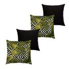 Capa Para Almofada Decorativa 4unid Sala Sofá 45cm Com Zíper