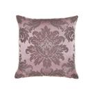 Capa Para Almofada Em Tecido Jacquard Rose E Marrom Medalhão