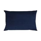 Capa para Almofada em Veludo Liso Retangular Azul Marinho Capa para Almofada em Veludo Liso Retangular Azul Marinho