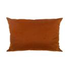Capa para Almofada em Veludo Liso Retangular Terracota Capa para Almofada em Veludo Liso Retangular Terracota