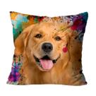 Capa Para Almofada Mdecore Pets 45x45cm - Golden
