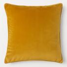 Capa para almofada quadrada - em veludo suede- cor: dourado escuro. Capa para almofada quadrada - em veludo suede- cor: dourado escuro.