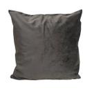Capa para Almofada Veludo Cristal 45cm x 45cm Marrom Cacau