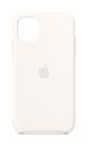 Capa para Apple iPhone 11 branca de silicone Slim Fit resistente à água